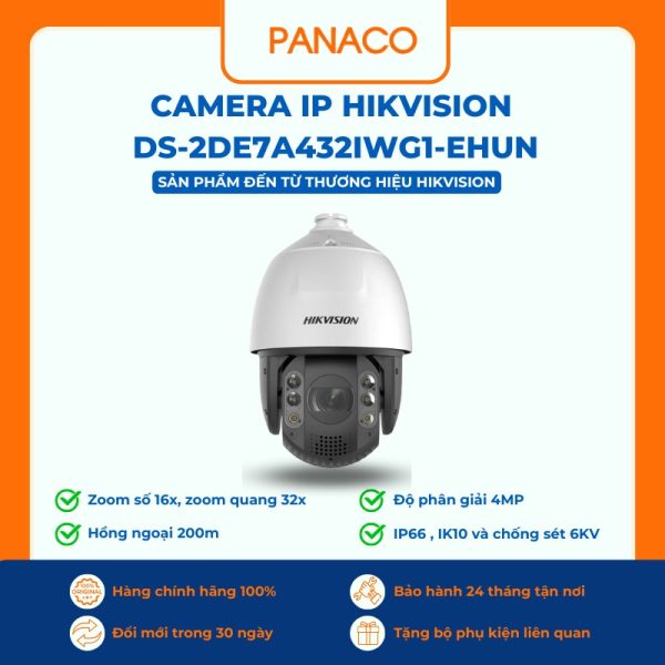 Camera Speed Dome Hikvision DS-2DE7A432IWG1-EHUN