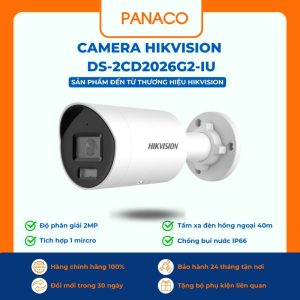 Camera hikvision DS-2CD2026G2-IU