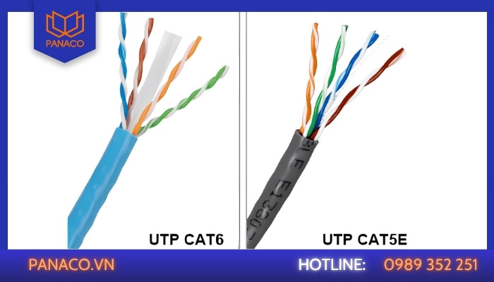 Cat6 có hiệu năng cao hơn Cat5e nhờ băng thông lớn hơn