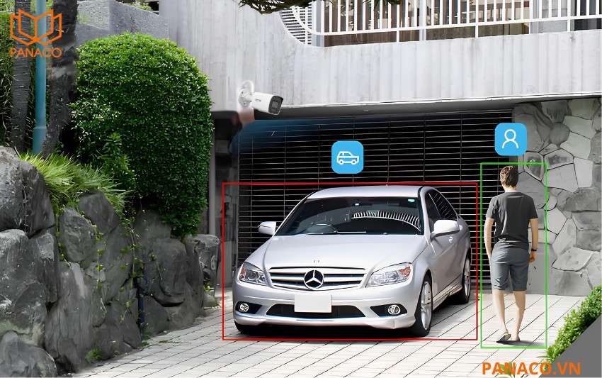 DS-2CD1067G2H-LIU phân biệt người và phương tiện