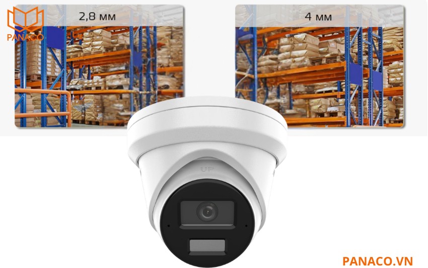 DS-2CD2343G2-LI2UHUN thiết kế ống kính linh hoạt