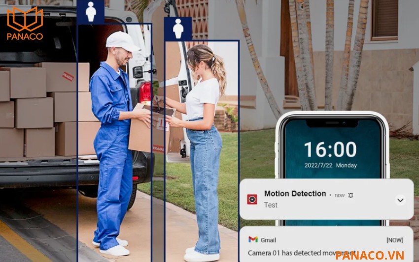 DS-2DE2C200MWG-EHUN nhận diện chính xác hình dáng con người