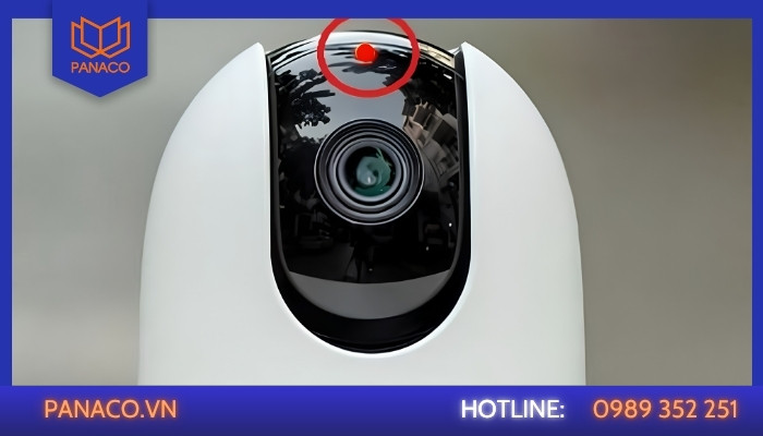 Đèn trạng thái hoạt động lạ trên camera imou