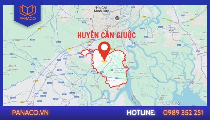 Những khu vực PANACO nhận lắp máy chấm công tại Cần Giuộc