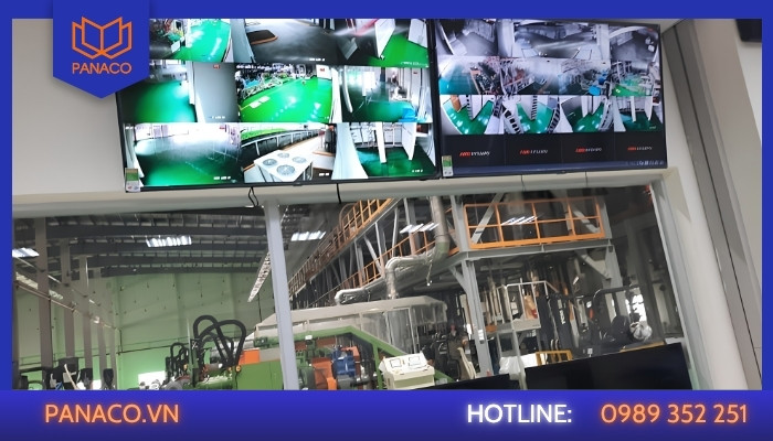 Toàn bộ khu vực xưởng sản xuất và kho hàng đều được giám sát liên tục