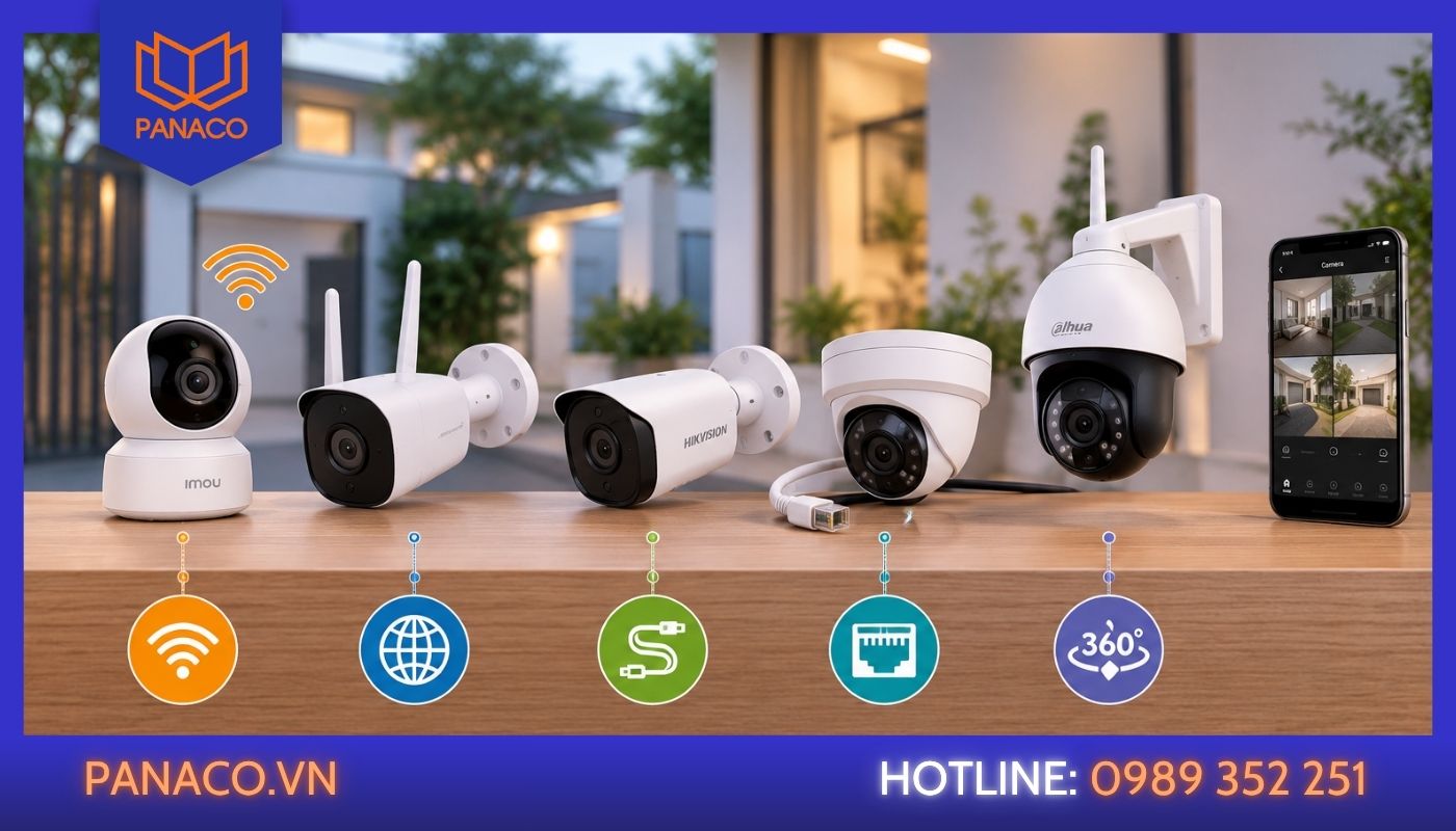 Kinh nghiệm lắp camera gia đình là tìm hiểu đặc điểm từng dòng camera để lựa chọn thiết bị phù hợp