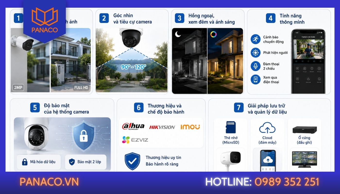 Kinh nghiệm lắp camera gia đình là ưu tiên camera có hình ảnh sắc nét, tính năng thông minh và khả năng bảo mật tốt