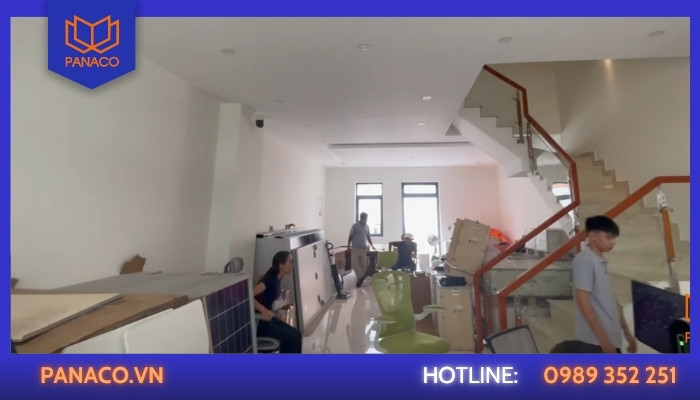 Lắp đặt camera PTZ quan sát tổng thể khu vực tầng trệt