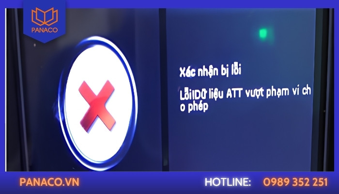 Lỗi ATT trên máy chấm công là gì