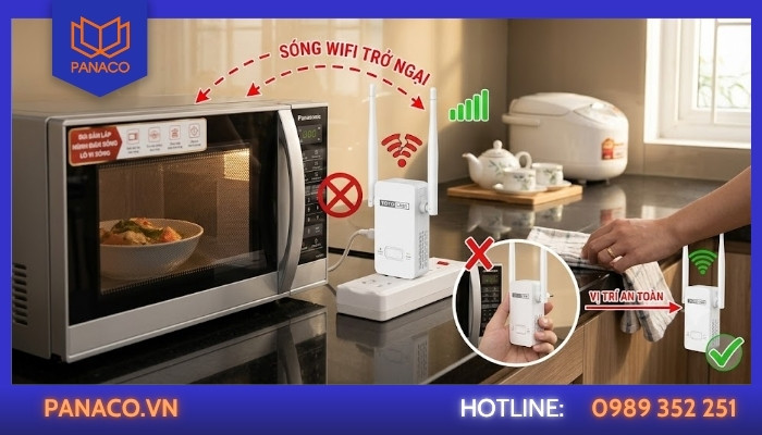 Những vị trí không nên đặt bộ kích sóng