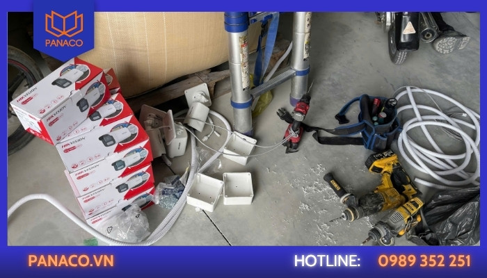 Panaco tập kết các thiết bị chuẩn bị cho quá trình thi công 
