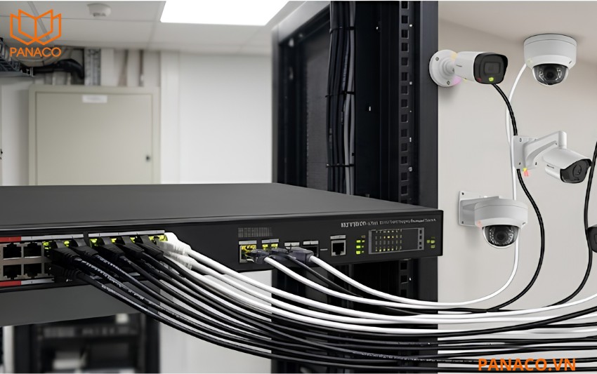 Switch thiết kế 16 cổng Gigabit PoE giúp kết nối đồng thời16 thiết bị PoE