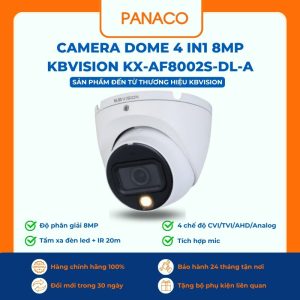Camera Dome 4 in1 8MP Kbvision KX-AF8002S-DL-A