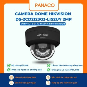 Camera Dome Hikvision DS-2CD2123G3-LIS2UY 2MP
