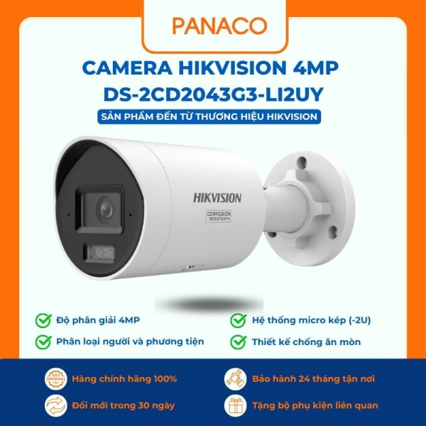 Camera Hikvision 4MP DS-2CD2043G3-LI2UY