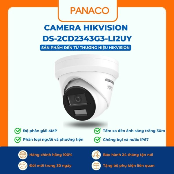 Camera Hikvision DS-2CD2343G3-LI2UY