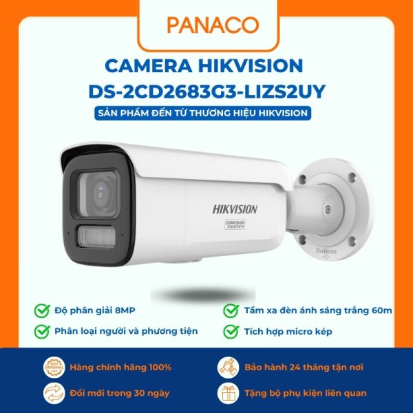 Camera Hikvision DS-2CD2683G3-LIZS2UY