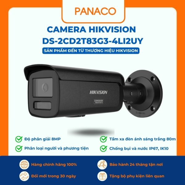 Camera Hikvision DS-2CD2T83G3-4LI2UY