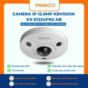 Camera IP 12.0MP Kbvision KX-E1224FN2-AB