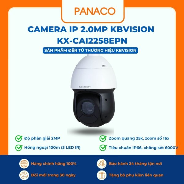 Camera IP 2.0MP Kbvision KX-CAi2258ePN