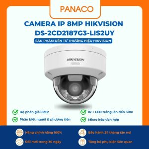 Camera IP 8MP Hikvision DS-2CD2187G3-LIS2UY
