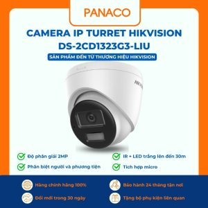 Camera IP Turret Hikvision DS-2CD1323G3-LIU 2MP