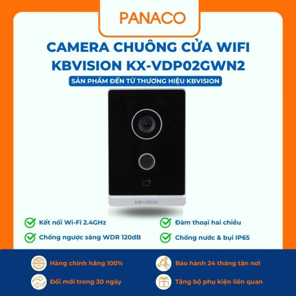 Camera chuông cửa Wifi Kbvision KX-VDP02GWN2