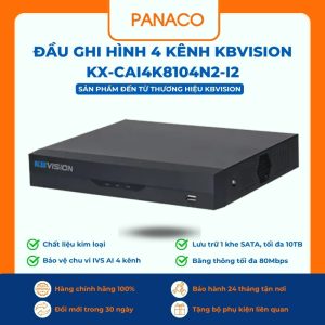 Đầu ghi hình camera IP 4 kênh Kbvision KX-CAi4K8104N2-I2