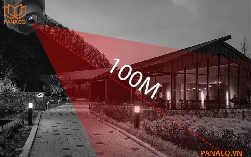 KX-CAi2258ePN là camera giám sát đêm tầm xa hồng ngoại 100m
