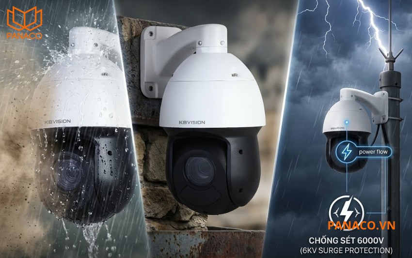 KX-CAi2258ePN là camera ngoài trời hoạt động trong điều kiện khắc nghiệt