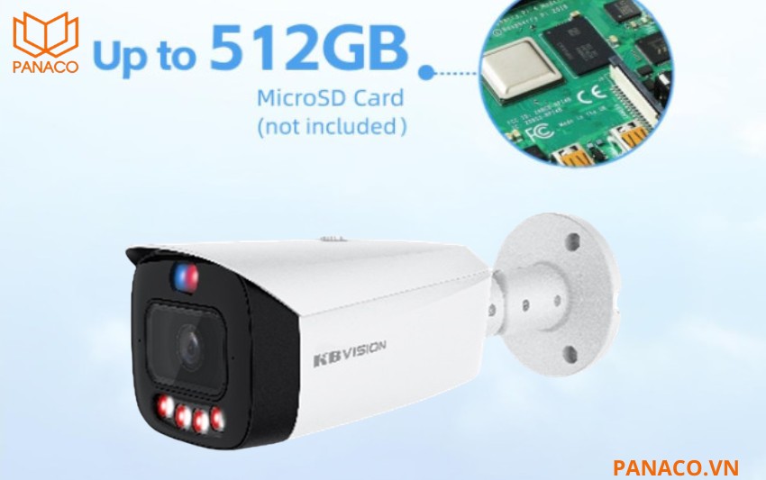 KX-CAiF6003UN-TiF-A hỗ trợ thẻ nhớ MicroSD khủng 512GB