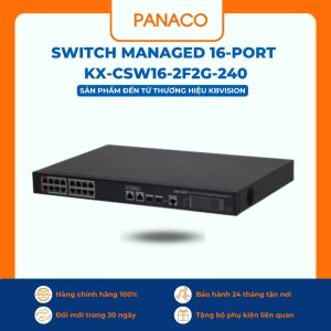Switch Managed 16-port KX-CSW16-2F2G-240