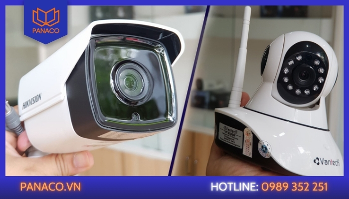 Camera có dây tốt nhất đặt cạnh bản wifi để so kiểu kết nối