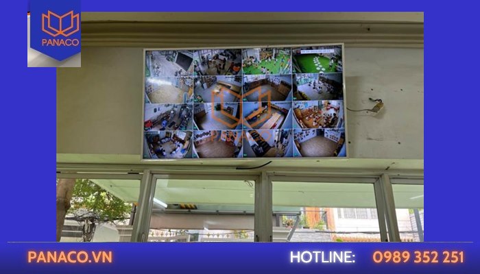 Màn hình nhiều kênh gom các dãy phòng về cùng một chỗ xem