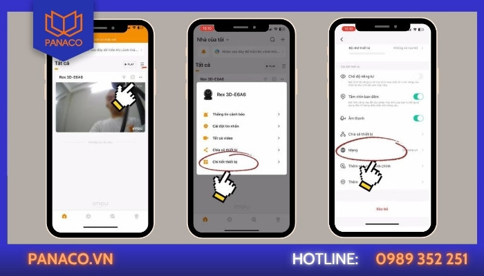 Cách đổi WiFi cho camera Imou không cần reset