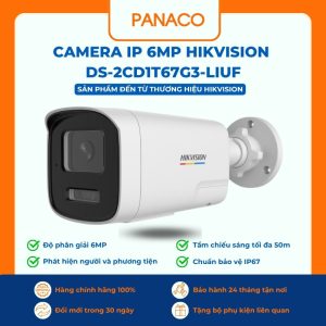 Camera IP 6MP Hikvision DS-2CD1T67G3-LIUF