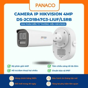 Camera IP Hikvision 4MP DS-2CD1B47G3-LIUF_LSRB