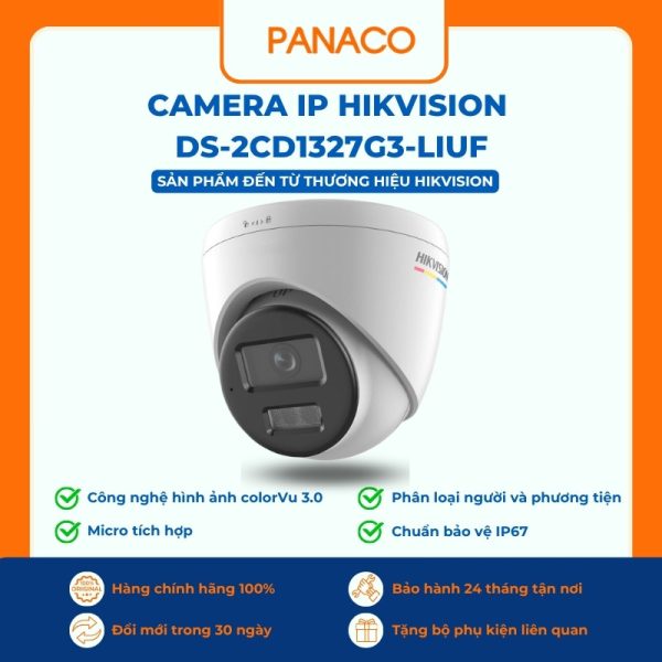 Camera IP Hikvision DS-2CD1327G3-LIUF