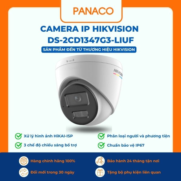 Camera IP Hikvision DS-2CD1347G3-LIUF