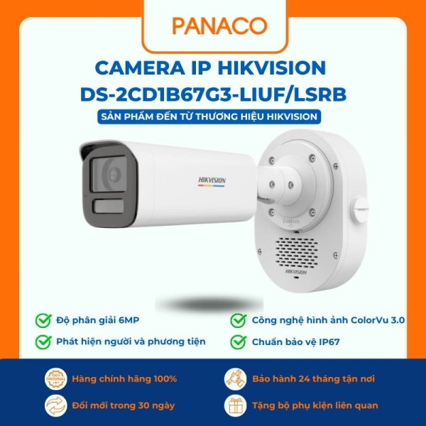 Camera IP Hikvision DS-2CD1B67G3-LIUF_LSRB
