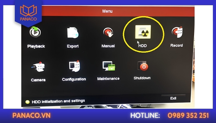 Đầu ghi liên tục báo lỗi HDD