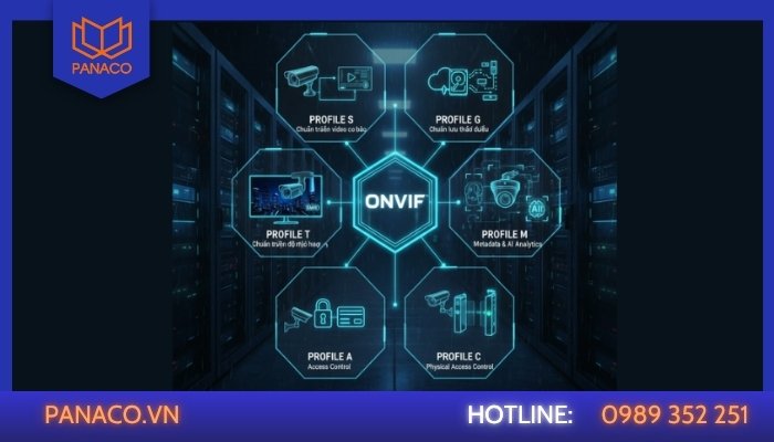 Các nhóm hồ sơ ONVIF Profile phổ biến trên camera và đầu ghi hiện nay
